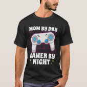 Gamer Moeder Moederschap Joystick Controller Video T-shirt (Voorkant)