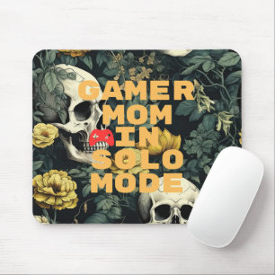 Gamer Moeder Solo Modus Gaming Design Muismat