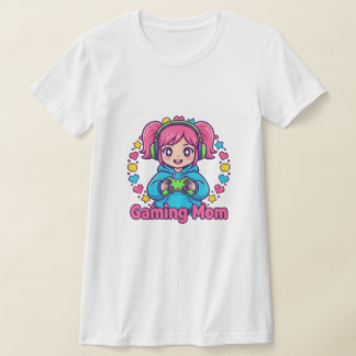 Gamer Mom T-shirt – Fun Shirt for Gaming Moms, Cut
