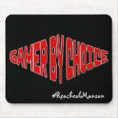 Gamer Naar keuze Cool Mousepad voor gamers Muismat (Voorkant)