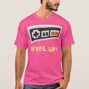 Gamer op niveau t-shirt