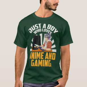 Gamer Otaku boys Video Gaming Manga Kawaii Japan A T-shirt