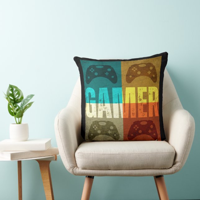 GAMER OUDE VIDEO GAME CONTROLLER KUSSEN (Stoel)