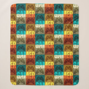 GAMER OUDE VIDEO GAME CONTROLLER SHERPA DEKEN