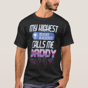 Gamer pa die zo snel naar papa gaat om de toekomst t-shirt