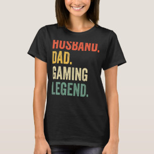 Gamer Pap Husband Pap Video Game Legend Vader's T-shirt