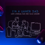 Gamer papa | Fête des pères de monogramme<br><div class="desc">Le cadeau parfait pour n'importe quel jeu vidéo amour papa. Peut être customisé pour n'importe quel moniker - papa, pépé, grand-père, grand-père, grand-pére, grampa, gramps, grampy, geepa, paw-paw, pappou, pop-pop, poppy, pops, pappy, nonno, opa, baba, abuelo, tutu, saba, lolo etc). Donnez-lui un cadeau que vous savez qu'il aimera. Ajoutez votre...</div>