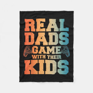 Gamer papa kunst voor gaming papa papa Mannen game Fleece Deken
