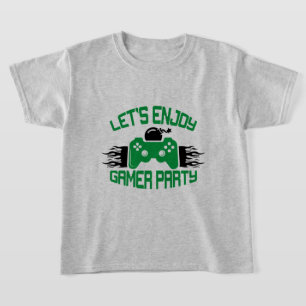 gamer party fun t-shirt