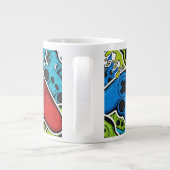 Gamer Pattern Jumbo Specialty Mug Extra Grote Beker (Achterkant)