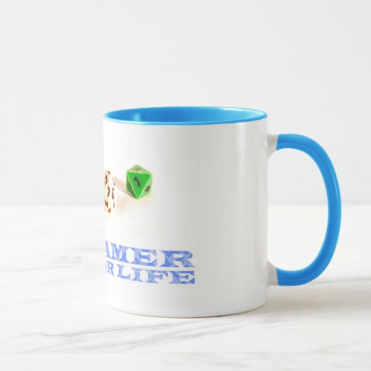 Gamer pendant la vie • 15 onces. Tasse (Droite)