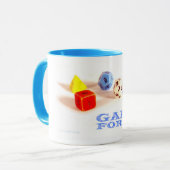 Gamer pendant la vie • 15 onces. Tasse (Devant gauche)