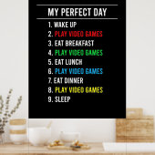 Gamer Perfect Day Poster (Keuken)