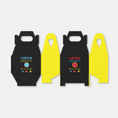 Gamer Pixel Arcade-niveau tot verjaardag Favor Box Bedankdoosjes (Uitgevouwen)