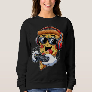 Gamer Pizza Video Gaming Jongen Enthousiast Gamer Trui