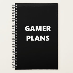 Gamer Planner Sports Thème Gamer Plans
