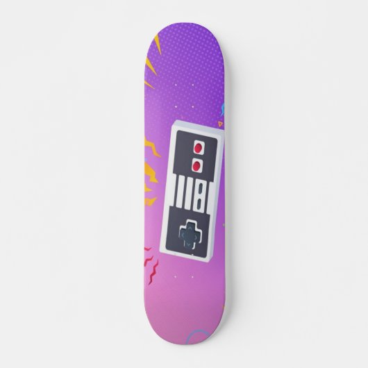 Gamer Player Boom Skateboard (Voorkant)
