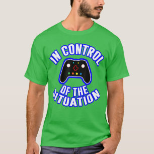 Gamer Presenteert Creatieve Gaming Zinsnede Video T-shirt