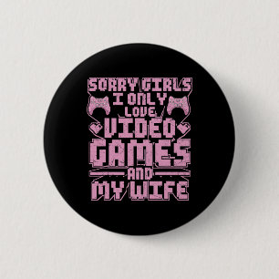 Gamer Prioriteiten – Videogames En Echtgenote Ronde Button 5,7 Cm
