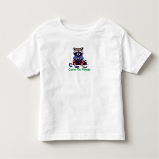 Gamer Raccoon: Level Up met schattig Baby T-shirt