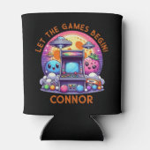 Gamer Retro Arcade Blikjeskoeler (Achterkant)