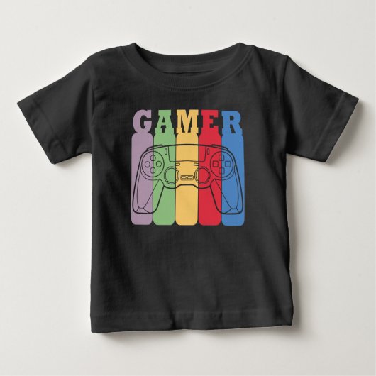 Gamer Retro Game Controller Ontwerp (Voorkant)