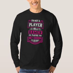 gamer Retro Video Game Player boys Tiener F T-shirt