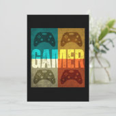 GAMER RETRO VIDEOSPELCONTROLLER KAART (Staand voorkant)