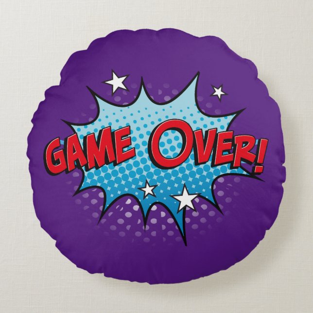 Gamer Rond Kussen (Voorkant)