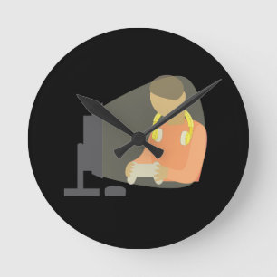 Gamer Ronde Klok