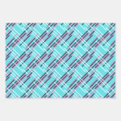 Gamer rose Pixelated Gift Enveloppement Papier ens (Devant 3)