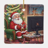 Gamer Santa Ornament (Achterkant)
