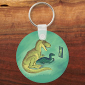 Gamer-Saurus Sleutelhanger (Voorkant)