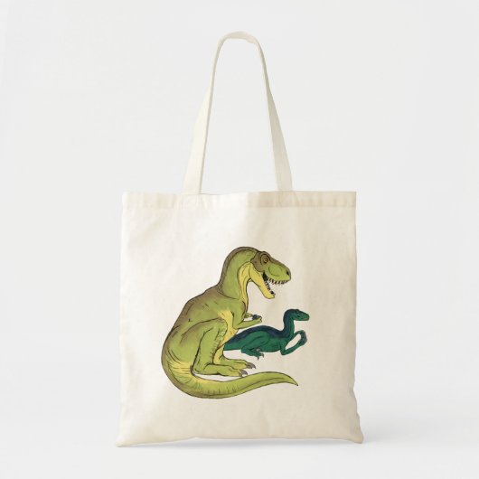 Gamer-Saurus Tote Bag (Voorkant)