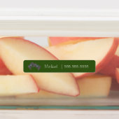 Gamer School Class Lunch Nom Numéro Étiquette (Apposé)