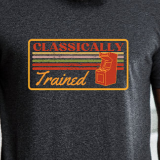 Gamer Shirt - Klassiek getrainde arcade gamer