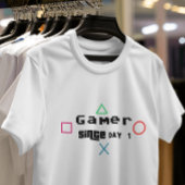 Gamer sinds dag één Retro  controller T-shirt