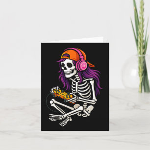 Gamer Skeleton Halloween Girls Tiener Vrouwen Vide Kaart