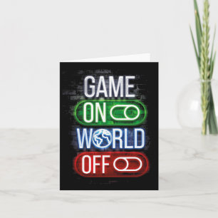 Gamer spel op de wereld uit voor jongens en Mannen Kaart