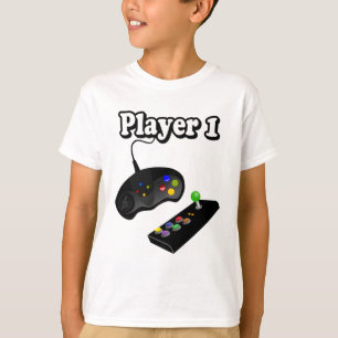 Gamer  Speler 1  personaliseren T-shirt