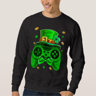 Gamer St Patricks Day Irish Controller Video Game Trui