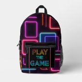 gamer style backpack bedrukte rugzak (Voorkant)