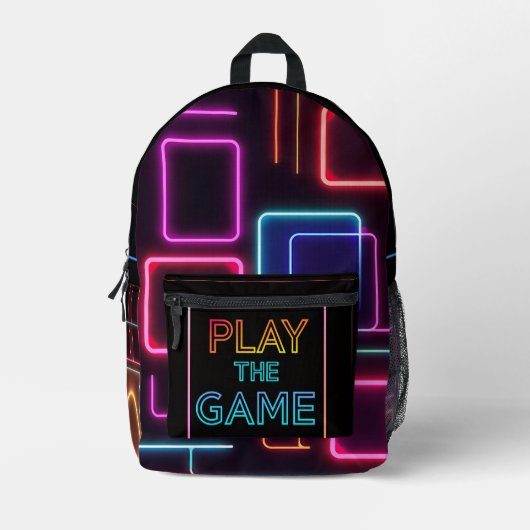 gamer style backpack  bedrukte rugzak (Voorkant)