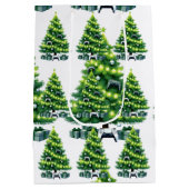 Gamer style Wrapping paper Medium Cadeauzakje (Achterkant)