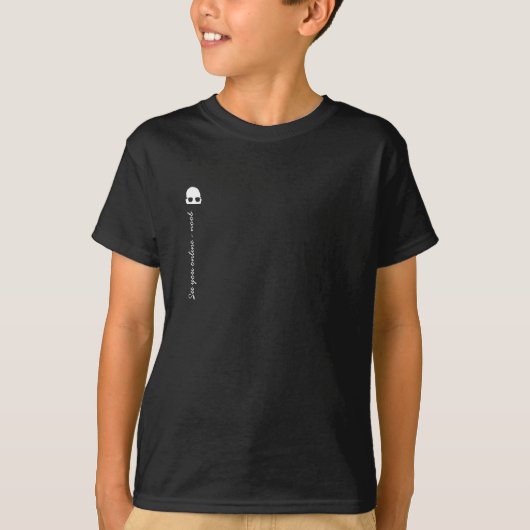 Gamer t-shirt - Bekijk je later online notebook (Voorkant)