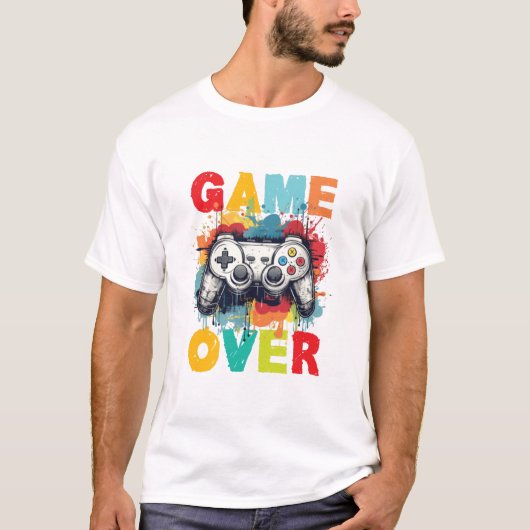 Gamer T-shirt Design. (Devant)