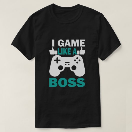 Gamer T-shirt Design (Design devant)