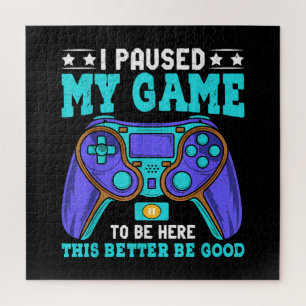 Gamer T-shirt Jongens Mannen Kinderen Tieners Gepa Legpuzzel