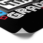 Gamer terug naar school leuk spel op 4e klas Kinde Poster (Hoek)