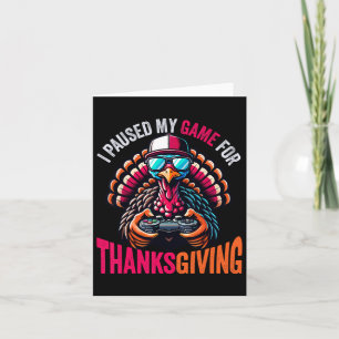 Gamer Thanksgiving Shirt Boys Kinder Videogame Gam Kaart